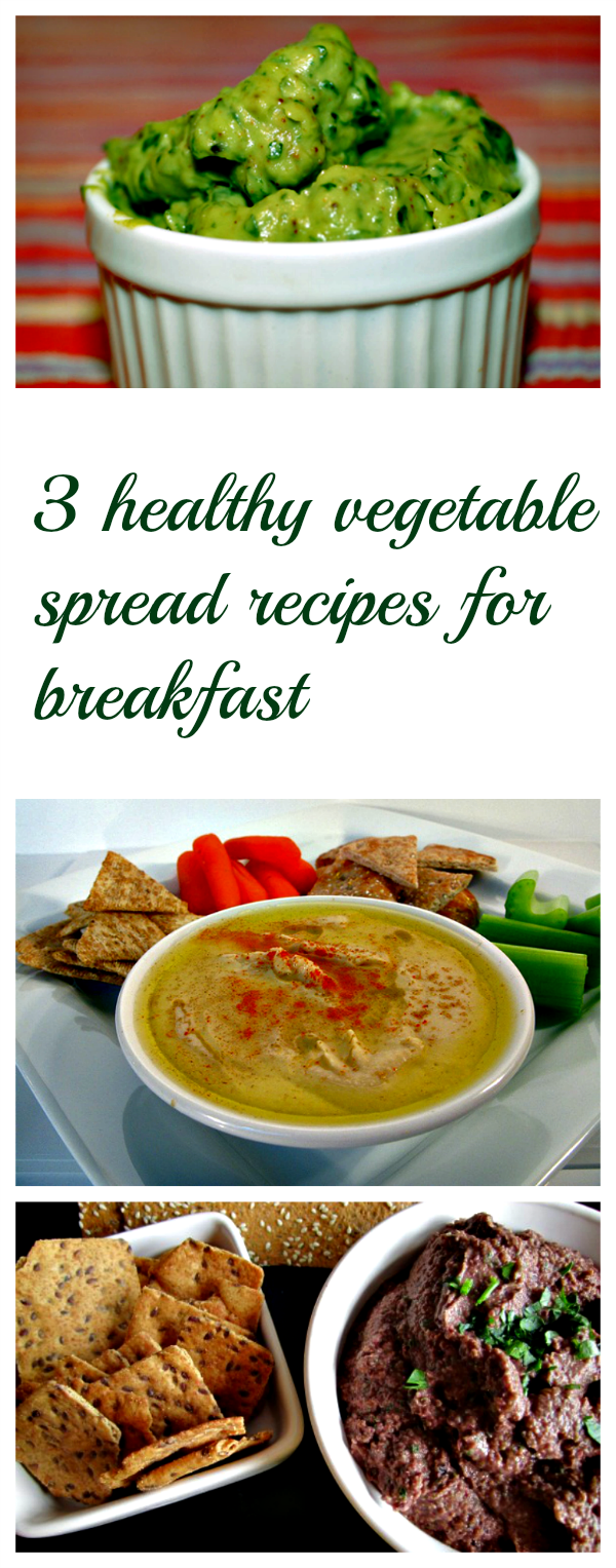 3 filling and healthy vegetable spread recipes for breakfast