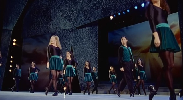 Twenty Irish dancers line up on the scene; when the music starts, you will remain speechless