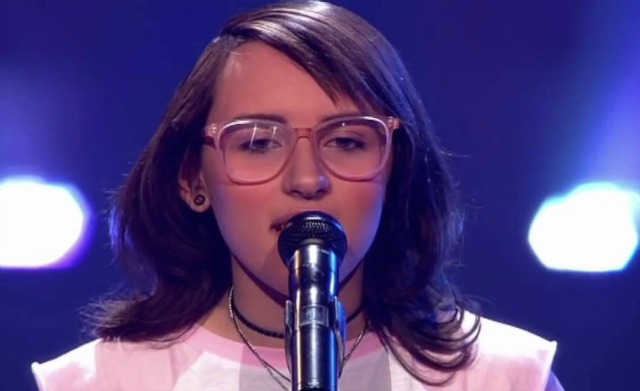 This girl took everybody off their feet with her voice during an audition of The Voice for Kids
