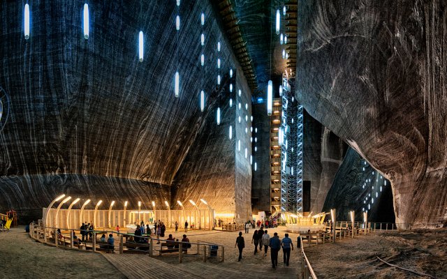 One of the most beautiful salt mines in the world