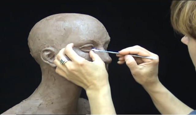 She starts with a lump of clay. What she creates is absolutely impressive