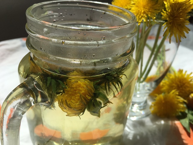 Dandelion infusion clears spots, speckles and acne, improves the eyesight and cures many illnesses of the skin