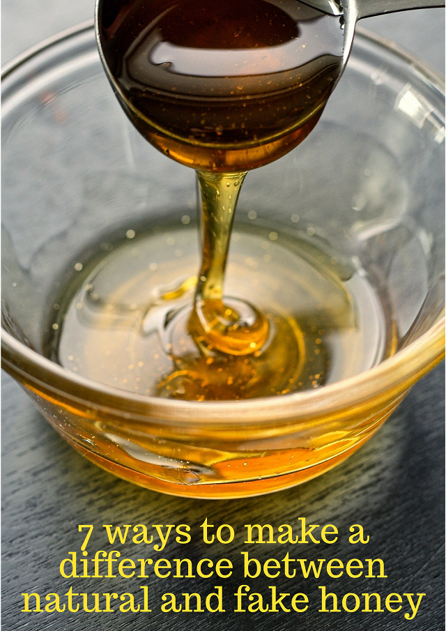 7 ways to make a difference between natural and fake honey