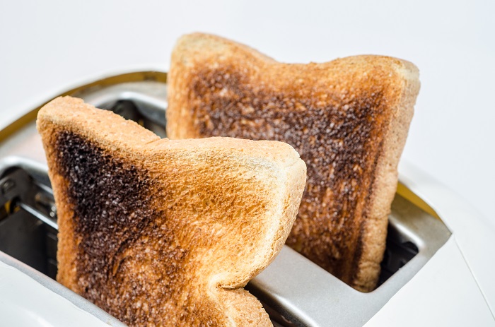 A clever way to use the toaster