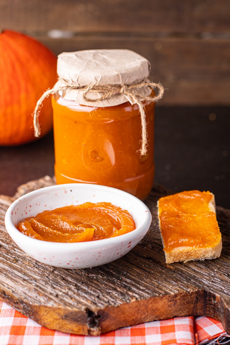 Orange pumpkin jam recipe
